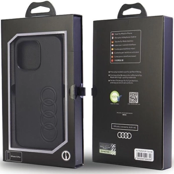 Etui Audi Synthetic Leather na iPhone 13 Pro / iPhone 13 - czarne