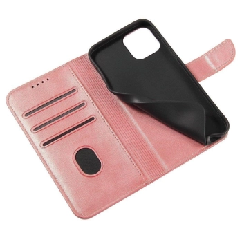 Etui Magnet Case z klapką do Xiaomi Redmi Note 11 Pro+ 5G (China) / 11 Pro 5G (China) / Mi11i HyperCharge / Poco X4 NFC 5G - różowe