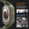 Etui z paskiem Spigen Rugged Armor Pro na Apple Watch Ultra (49 mm) - zielone