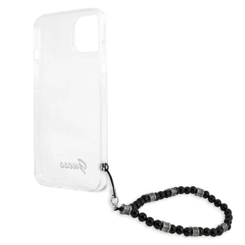 Etui Guess Black Pearl na iPhone 13 mini - przezroczyste