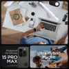 Etui Spigen Ultra Hybrid Mag z MagSafe na iPhone 15 Pro Max - białe (wzór Zero One)