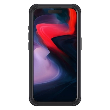 Etui ESR Armor Tough Kickstand Halolock z MagSafe na iPhone 15 Pro Max - przezroczysto-czarne