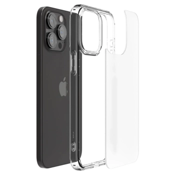 Etui Spigen Ultra Hybrid na iPhone 15 Pro - przezroczysto-matowe