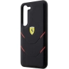 Etui Ferrari Hot Stamp Lines na Samsung Galaxy S23+ - czarne