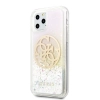 Etui Guess Gradient Liquid Glitter Circle Logo na iPhone 11 Pro Max - przezroczyste
