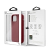 Etui Mini Morris Silicone Tone On Tone na iPhone 12 / iPhone 12 Pro - czerwone