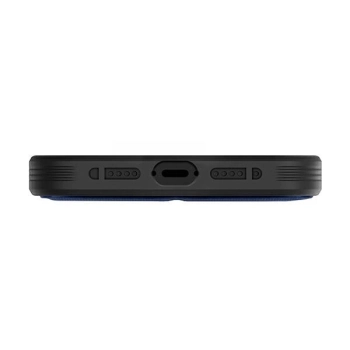 Etui UNIQ Transforma Magclick Charging na iPhone 14 Pro - niebieskie