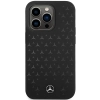 Etui Mercedes Silicone Stars Pattern MagSafe na iPhone 15 Pro - czarne