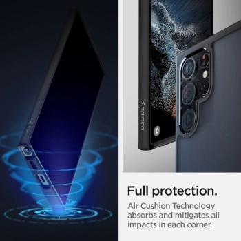 SPIGEN ULTRA HYBRID GALAXY S22 ULTRA FROST BLACK