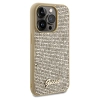 Etui Guess Disco Metal Script na iPhone 14 Pro Max - złote
