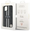 Etui Guess 4G Printed Stripes MagSafe na iPhone 14 - czarne