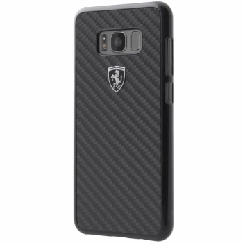 Etui Ferrari Carbon Heritage na Samsung Galaxy S8 Plus - czarne