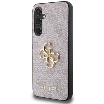 Etui Guess 4G Big Metal Logo na Samsung Galaxy S23 FE - różowe
