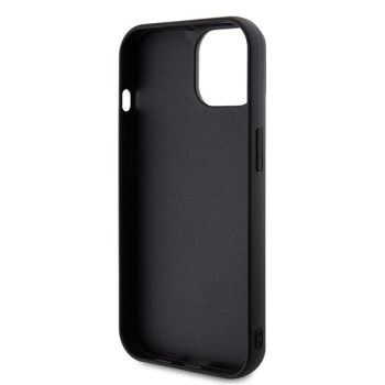 Etui Karl Lagerfeld 3D Rubber Glitter Logo na iPhone 15 - czarne