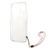 Etui Guess Marble Strap Collection na iPhone 13 mini - różowe
