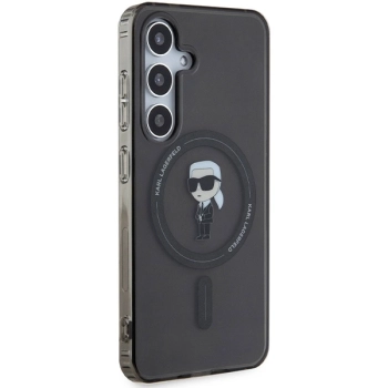 Etui Karl Lagerfeld IML Ikonik MagSafe na Samsung Galaxy S24 - czarne