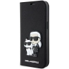 Etui Karl Lagerfeld Saffiano Karl&Choupette na iPhone 14 Pro Max - czarne