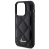 Etui Guess Quilted Metal Logo na iPhone 15 Pro Max - czarne