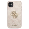 Etui Guess 4G Big Metal Logo na Samsung Galaxy A35 - różowe