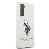 Etui U.S. Polo Assn. Silicone Logo na Samsung Galaxy S21+ - białe