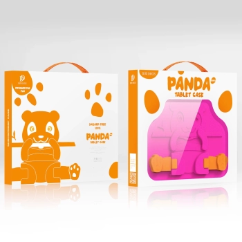 Dux Ducis Panda bezpieczne dla dzieci dziecięce miękkie etui do Xiaomi Pad 5 Pro / Pad 5 różowy