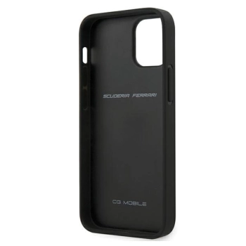 Etui Ferrari On Track Perforated na iPhone 12 mini - czarne