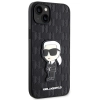 Etui Karl Lagerfeld Saffiano Monogram Ikonik na iPhone 14 Plus - czarne
