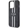 Etui Guess 4G Printed Stripes MagSafe na iPhone 13 Pro Max - czarne