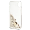 Etui Guess Glitter Charms na iPhone X / Xs - złote