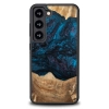 Etui z drewna i żywicy na Samsung Galaxy S23 Bewood Unique Neptun - granatowo-czarne
