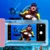 Wodoodporne etui na telefon 115 mm x 220 mm torebka na basen plażę czarny