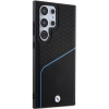Etui BMW Signature Leather Textured & Line MagSafe na Samsung Galaxy S24 Ultra - czarne