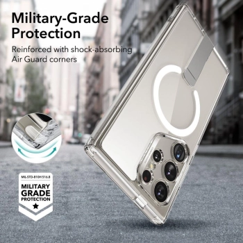 Etui ESR Flickstand Boost Halolock na Samsung Galaxy S24 Ultra - przezroczyste