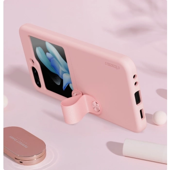 Etui z zawieszką i podstawką Nillkin Flex Flip do Samsung Galaxy Z Flip 5 - czarne