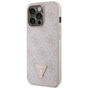 Etui Guess Crossbody 4G Metal Logo na iPhone 13 Pro Max - różowe