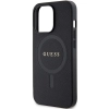 Etui Guess Saffiano MagSafe na iPhone 13 Pro Max - czarne