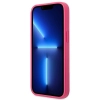 Etui Guess Saffiano 4G Small Metal Logo na iPhone 13 mini - różowe