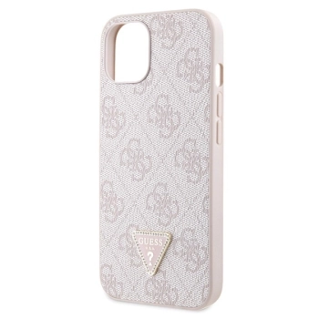 Etui Guess Crossbody 4G Metal Logo na iPhone 14 - różowe