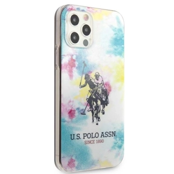 Etui U.S. Polo Assn. Tie & Dye Collection na iPhone 12 Pro Max - wielokolorowe