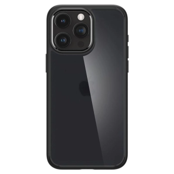 Etui Spigen Ultra Hybrid na iPhone 15 Pro - przezroczysto-czarne