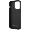 Etui Mercedes Leather Wave Patern na iPhone 14 Pro Max - czarne