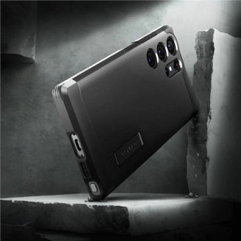 Etui Spigen Tough Armor na Samsung Galaxy S23 Ultra - czarne