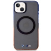Etui BMW Gradient Bumper MagSafe na iPhone 14 Plus - szare