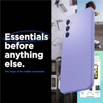 Etui Spigen Liquid Air na Samsung Galaxy A34 5G - fioletowe