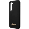 Etui Guess Silicone Vintage Gold Logo na Samsung Galaxy S23+ - czarne