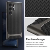 Etui Spigen Neo Hybrid na Samsung Galaxy S23 Ultra - metaliczny szary