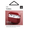Etui UNIQ Terra Genuine Leather na AirPods Pro - czerwone