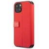Etui Ferrari On Track Carbon Stripe na iPhone 13 mini - czerwone