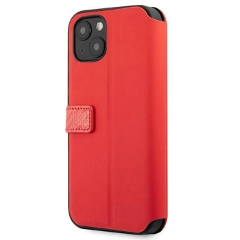 Etui Ferrari On Track Carbon Stripe na iPhone 13 mini - czerwone