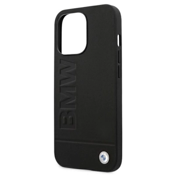 Etui BMW Signature Logo Imprint na iPhone 13 Pro Max - czarne